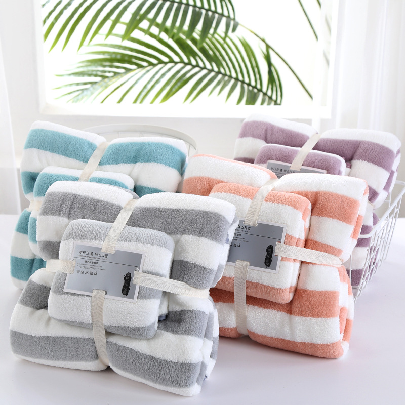 coral fleece towel