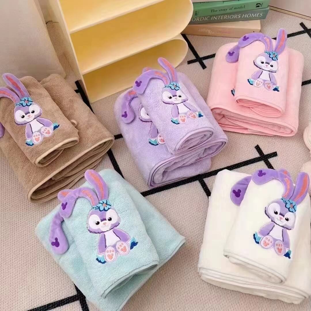 coral fleece towel set